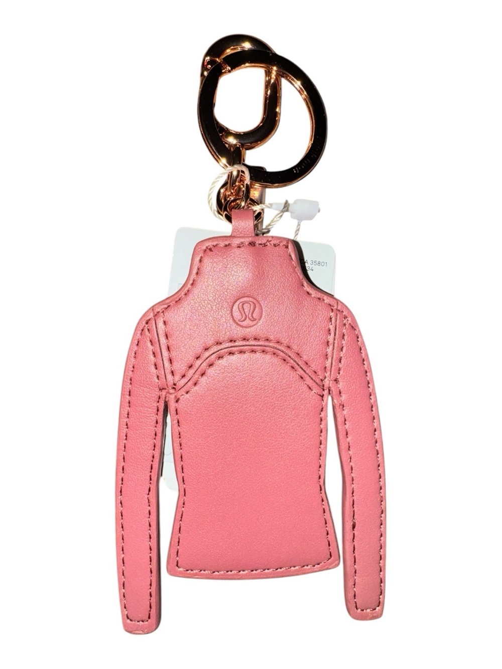 Lululemon Define Jacket Keychain Dusk Rose Gold NWT Sold Out - Picture 2 of 4